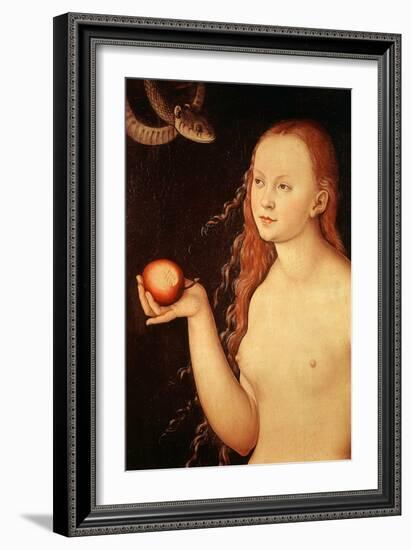 Eve, from Adam and Eve, 1528-Lucas Cranach the Elder-Framed Giclee Print