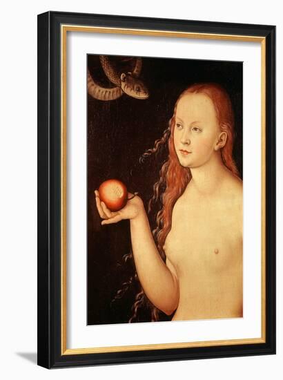 Eve, from Adam and Eve, 1528-Lucas Cranach the Elder-Framed Giclee Print