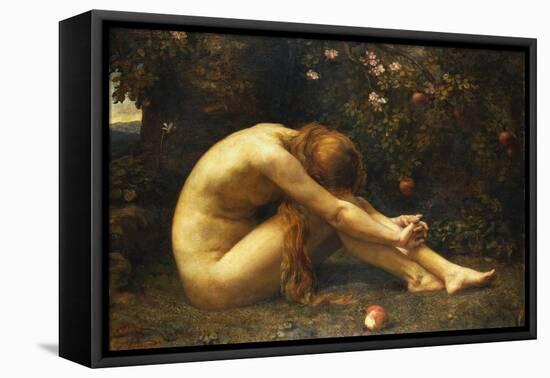 Eve in the Garden of Eden-Anna Lea Merritt-Framed Premier Image Canvas