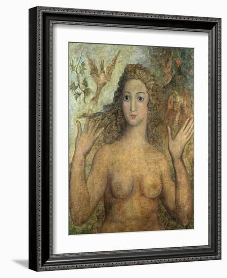 Eve Naming the Birds, 1810-William Blake-Framed Giclee Print