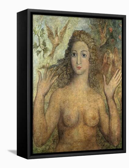 Eve Naming the Birds, 1810-William Blake-Framed Premier Image Canvas