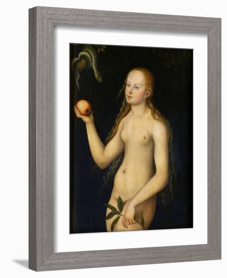 Eve Par Cranach, Lucas, the Elder (1472-1553), - Oil on Wood, 86X65 - Royal Museum of Fine Arts, An-Lucas the Elder Cranach-Framed Giclee Print