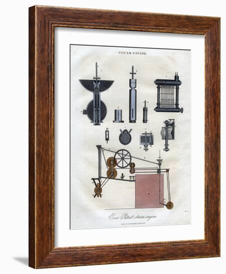 Eve's Patent Steam Engine, 1827-J Pass-Framed Giclee Print