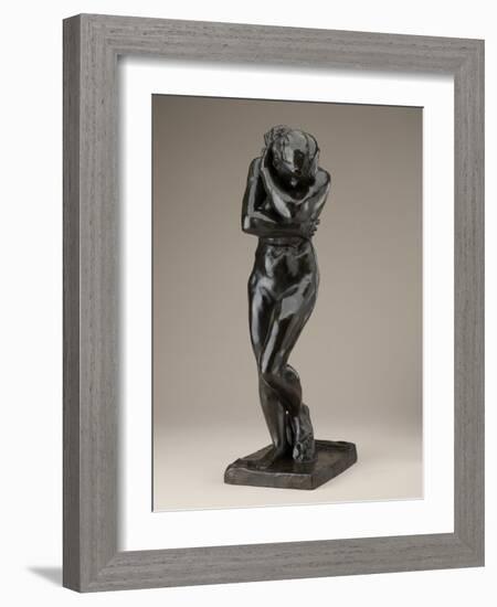 Eve (Small Version), Modeled 1883, Musée Rodin Cast 1967 (Bronze)-Auguste Rodin-Framed Giclee Print