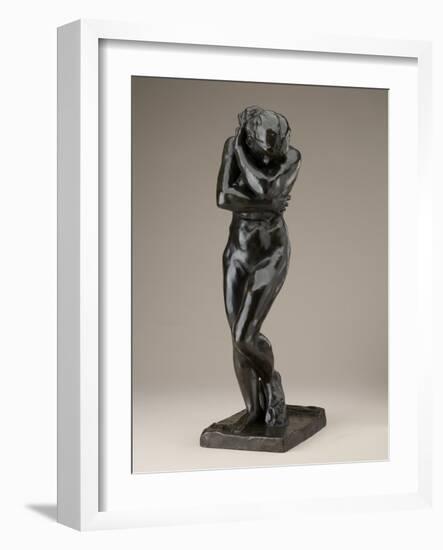 Eve (Small Version), Modeled 1883, Musée Rodin Cast 1967 (Bronze)-Auguste Rodin-Framed Giclee Print