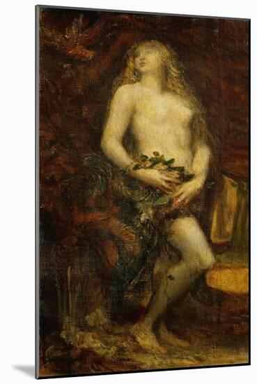 Eve tempted 1977-433.-George Frederick Watts-Mounted Giclee Print