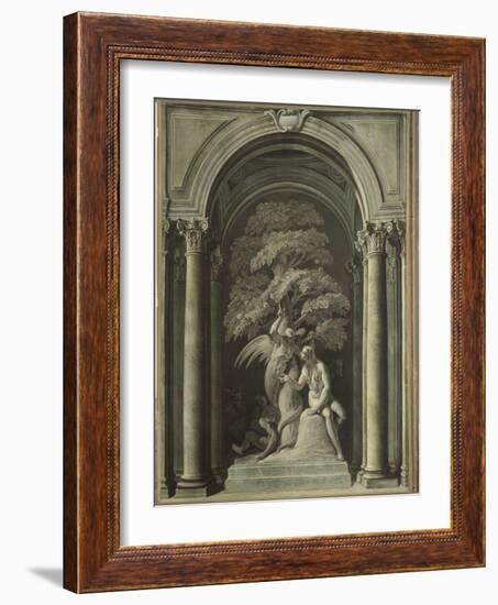 Eve Tempted by the Serpent-Francesco Fontebasso-Framed Photographic Print