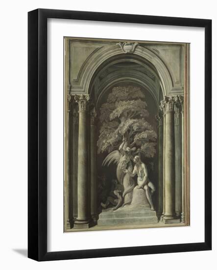 Eve Tempted by the Serpent-Francesco Fontebasso-Framed Photographic Print