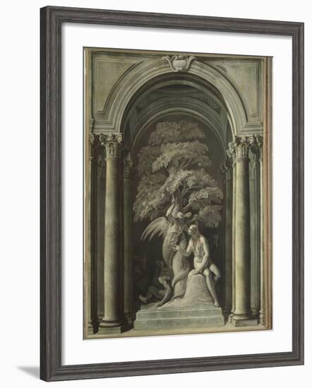 Eve Tempted by the Serpent-Francesco Fontebasso-Framed Photographic Print