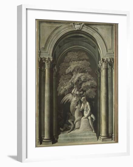 Eve Tempted by the Serpent-Francesco Fontebasso-Framed Photographic Print