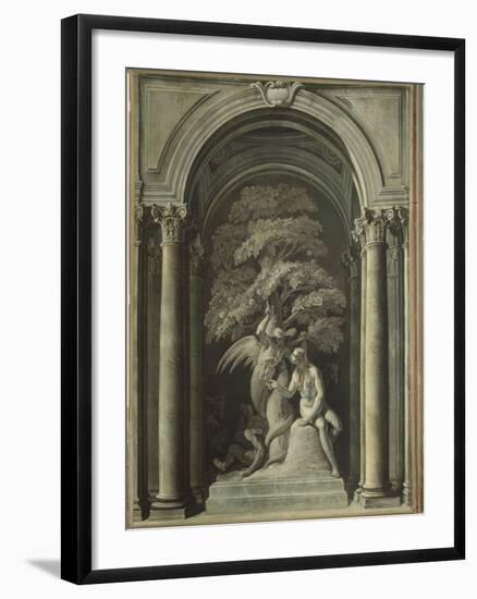 Eve Tempted by the Serpent-Francesco Fontebasso-Framed Photographic Print