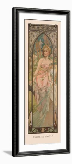 Eveil du Matin-Alphonse Mucha-Framed Art Print