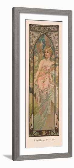 Eveil du Matin-Alphonse Mucha-Framed Art Print