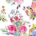 Watercolor Flower Composition I-Evelia Designs-Art Print