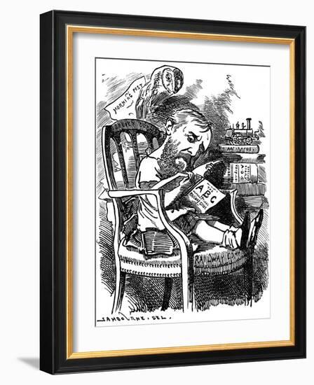 Evelyn Ashley (1836-190), English Author and Liberal Politician, 1881-Edward Linley Sambourne-Framed Giclee Print