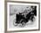 Evelyn Ellis Driving an 1895 Panhard, (1895)-null-Framed Photographic Print