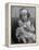 Evelyn Mott playing Nurse with doll as parents adjust children to abnormal conditions in wartime-Alfred Eisenstaedt-Framed Premier Image Canvas