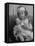 Evelyn Mott playing Nurse with doll as parents adjust children to abnormal conditions in wartime-Alfred Eisenstaedt-Framed Premier Image Canvas