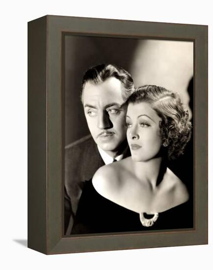 Evelyn Prentice, William Powell, Myrna Loy, 1934-null-Framed Stretched Canvas