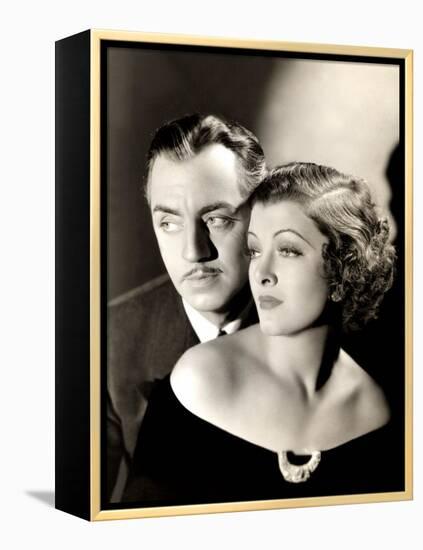 Evelyn Prentice, William Powell, Myrna Loy, 1934-null-Framed Stretched Canvas