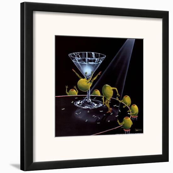 Even Dirtier Martini-Michael Godard-Framed Art Print