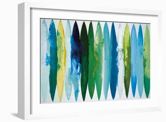 Even Flow III-Randy Hibberd-Framed Art Print