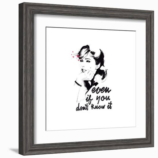 Even If-Manuel Rebollo-Framed Art Print