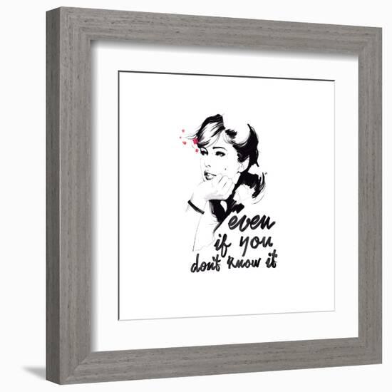 Even If-Manuel Rebollo-Framed Art Print