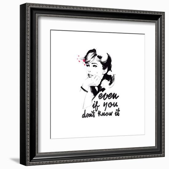 Even If-Manuel Rebollo-Framed Art Print