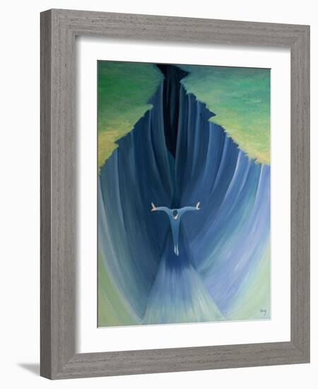 Even in Difficulties and Periods of Darkness in Prayer We Can Trust in Christ Who Brings Us from Da-Elizabeth Wang-Framed Giclee Print
