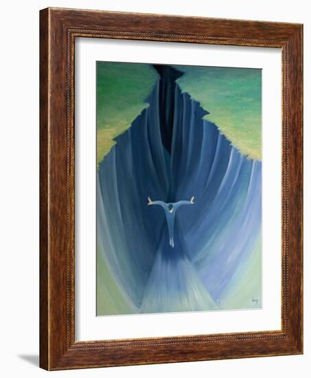 Even in Difficulties and Periods of Darkness in Prayer We Can Trust in Christ Who Brings Us from Da-Elizabeth Wang-Framed Giclee Print