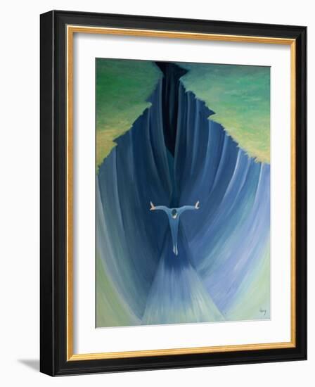 Even in Difficulties and Periods of Darkness in Prayer We Can Trust in Christ Who Brings Us from Da-Elizabeth Wang-Framed Giclee Print