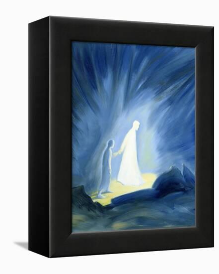 Even in the Darkness of Out Sufferings Jesus Is Close to Us, 1994-Elizabeth Wang-Framed Premier Image Canvas