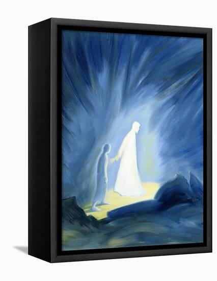 Even in the Darkness of Out Sufferings Jesus Is Close to Us, 1994-Elizabeth Wang-Framed Premier Image Canvas