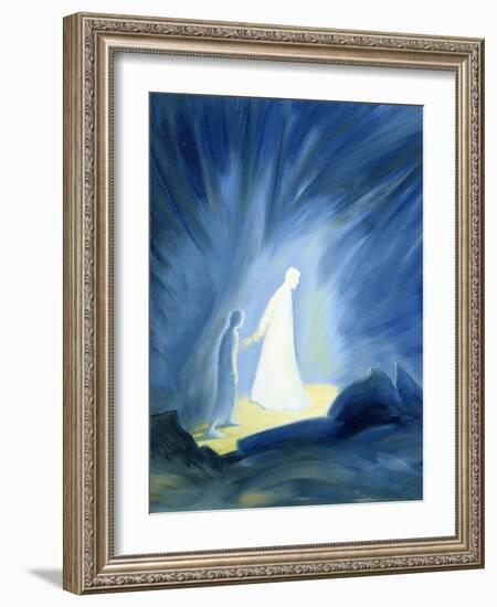 Even in the Darkness of Out Sufferings Jesus Is Close to Us, 1994-Elizabeth Wang-Framed Giclee Print