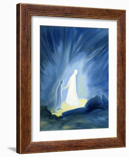 Even in the Darkness of Out Sufferings Jesus Is Close to Us, 1994-Elizabeth Wang-Framed Giclee Print