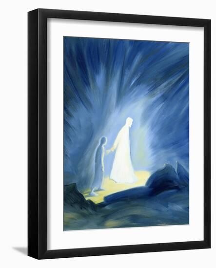 Even in the Darkness of Out Sufferings Jesus Is Close to Us, 1994-Elizabeth Wang-Framed Giclee Print