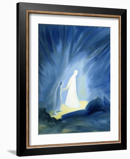 Even in the Darkness of Out Sufferings Jesus Is Close to Us, 1994-Elizabeth Wang-Framed Giclee Print