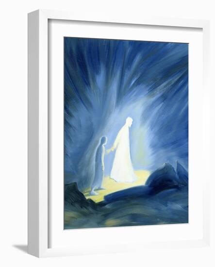 Even in the Darkness of Out Sufferings Jesus Is Close to Us, 1994-Elizabeth Wang-Framed Giclee Print