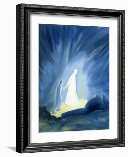 Even in the Darkness of Out Sufferings Jesus Is Close to Us, 1994-Elizabeth Wang-Framed Giclee Print