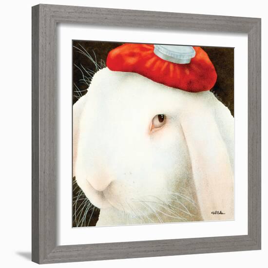 Even My Hare Hurts-Will Bullas-Framed Giclee Print