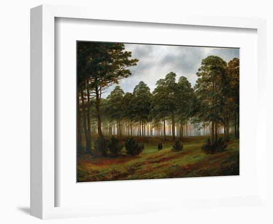 Evening, 1774-1840-Caspar David Friedrich-Framed Giclee Print