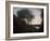 Evening, 1850-1860S-Jean-Baptiste-Camille Corot-Framed Giclee Print