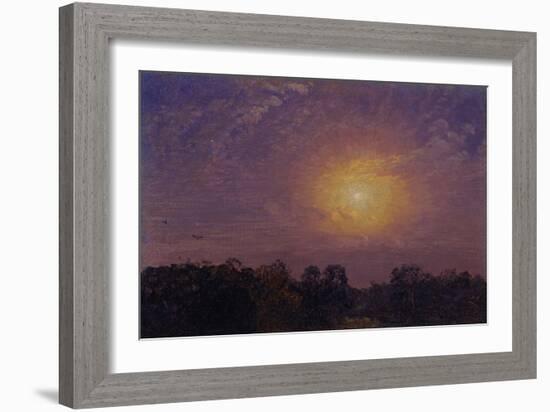 Evening, 1859-Jasper Francis Cropsey-Framed Giclee Print