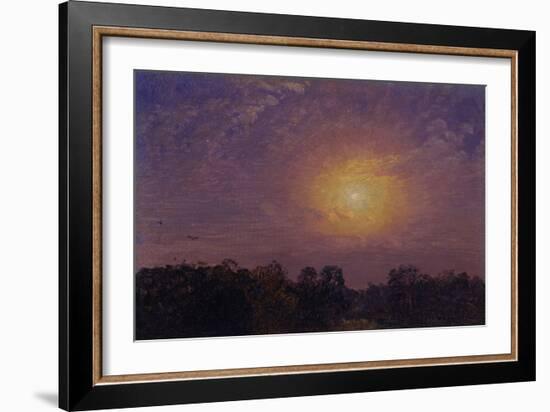 Evening, 1859-Jasper Francis Cropsey-Framed Giclee Print