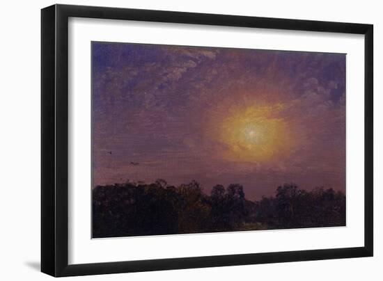 Evening, 1859-Jasper Francis Cropsey-Framed Giclee Print