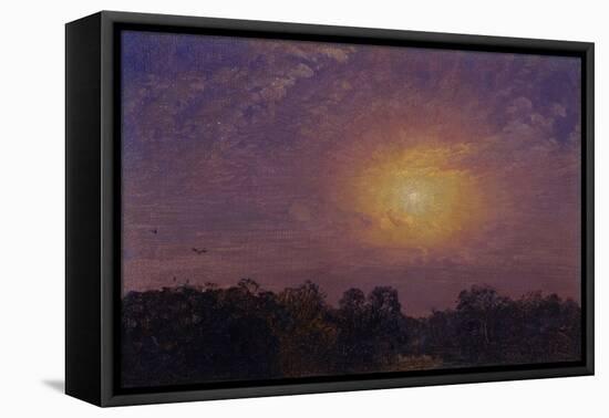 Evening, 1859-Jasper Francis Cropsey-Framed Premier Image Canvas
