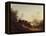 Evening; A Landscape with Cattle returning Home-Thomas Gainsborough-Framed Premier Image Canvas