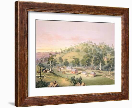 Evening at Angaston, South Australia, 1846-George French Angas-Framed Giclee Print