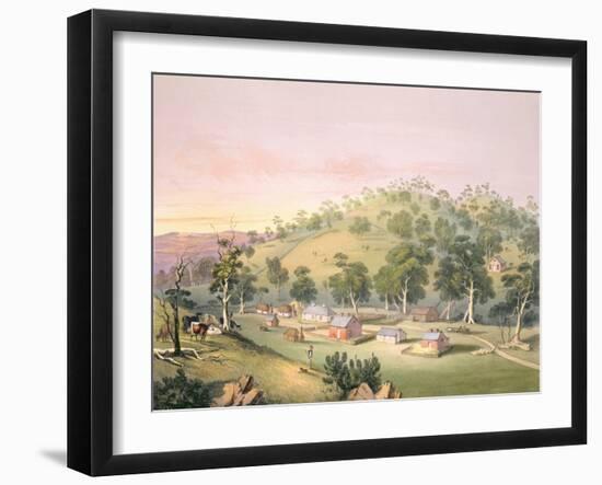 Evening at Angaston, South Australia, 1846-George French Angas-Framed Giclee Print